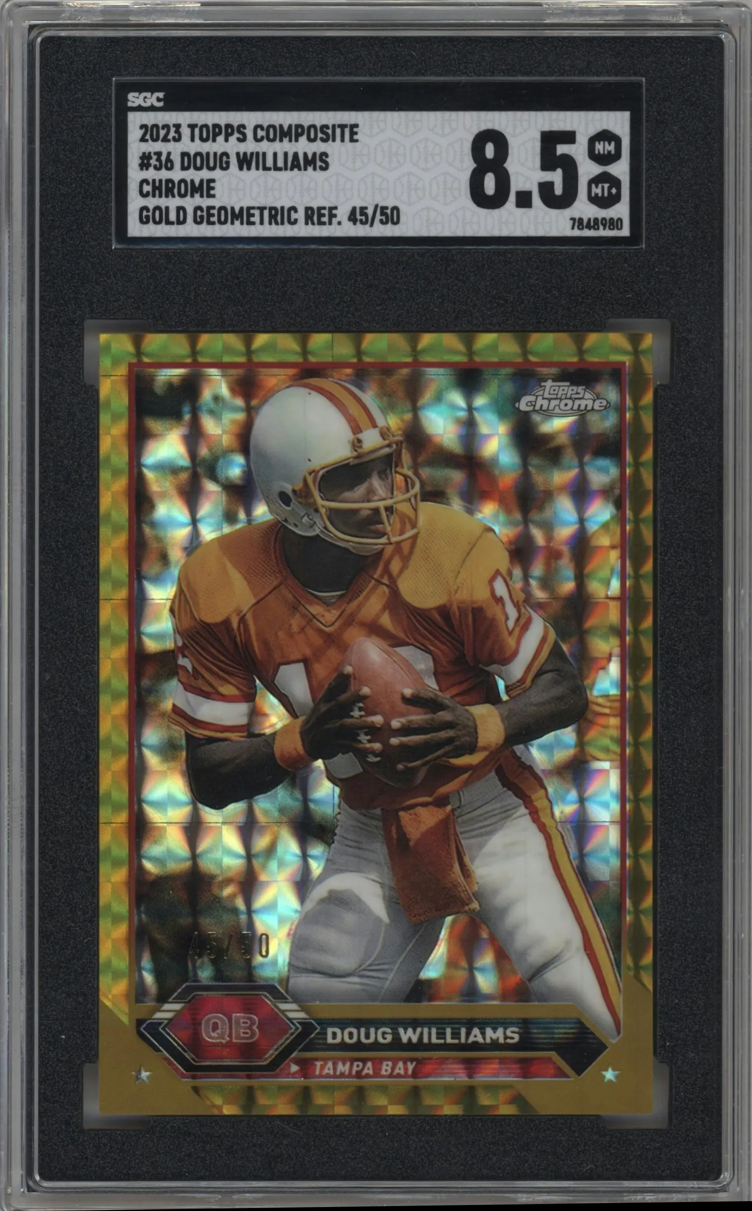 2023 Topps Composite Doug Williams Gold Geometric #36 SGC 8.5
