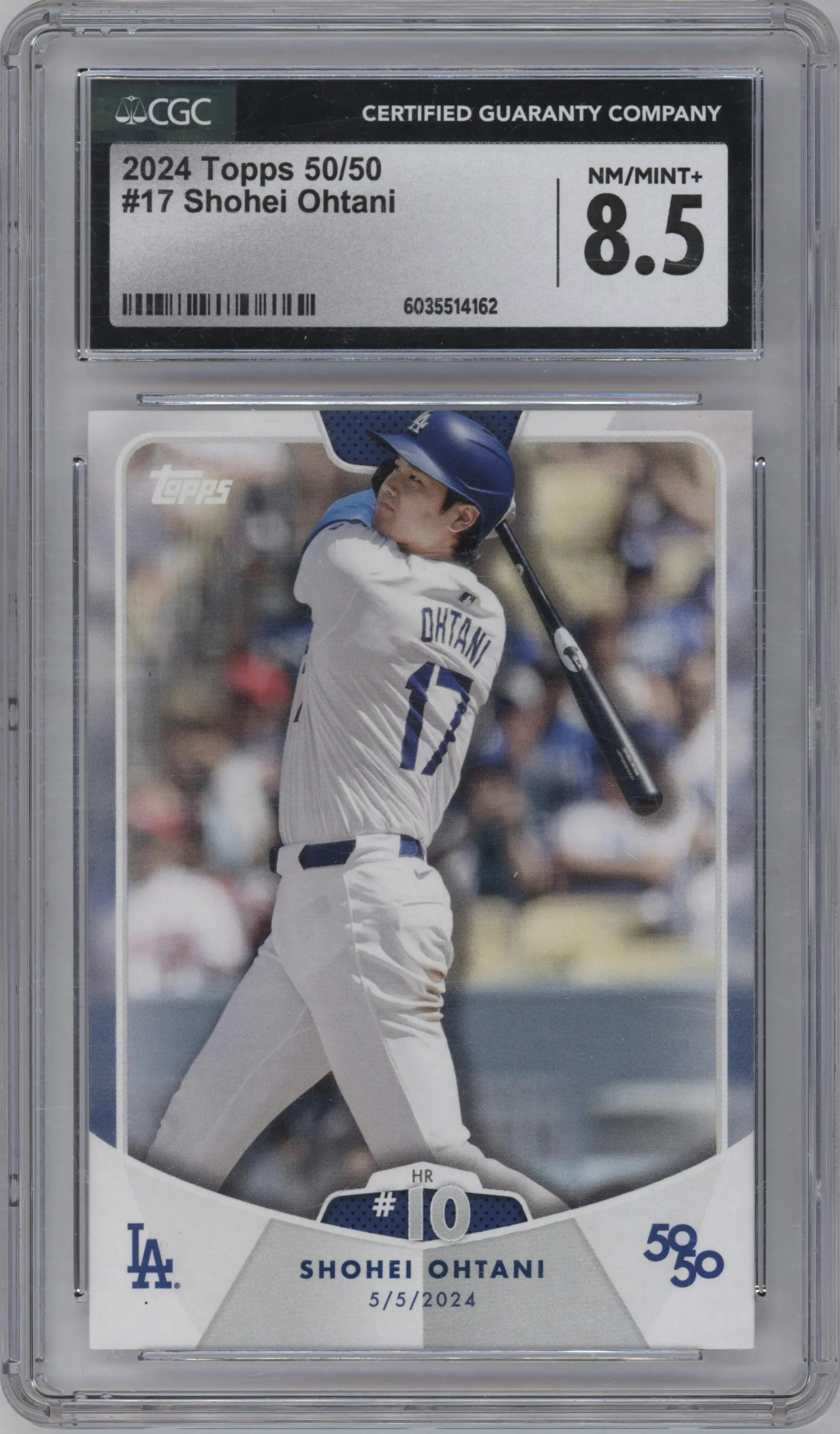 2024 Topps 50/50 Shohei Ohtani #17 CGC 8.5