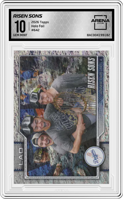 2026 Topps Risen Sons Holo Foil #642 ARENA CLUB 10