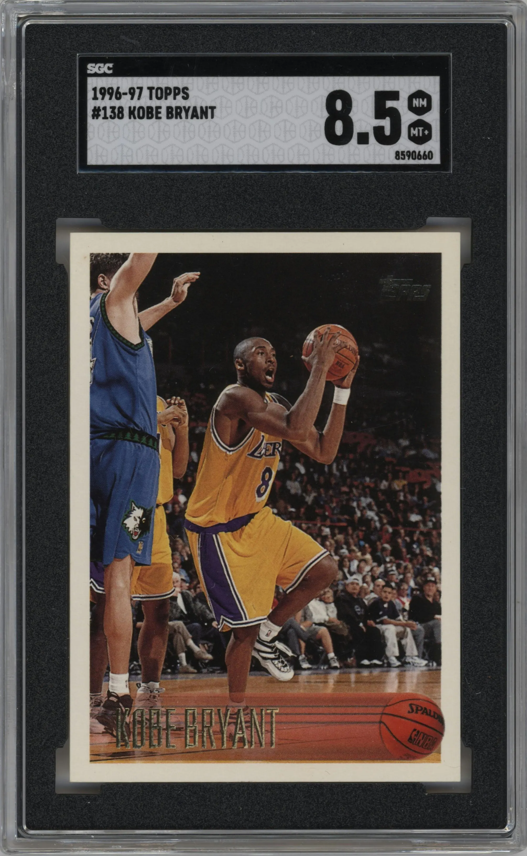 1996 Topps Kobe Bryant #138 SGC 8.5