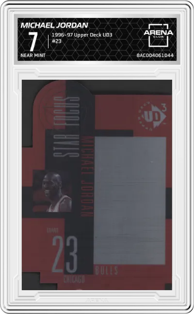 1996 Upper Deck UD3 Michael Jordan #23 ARENA CLUB 7