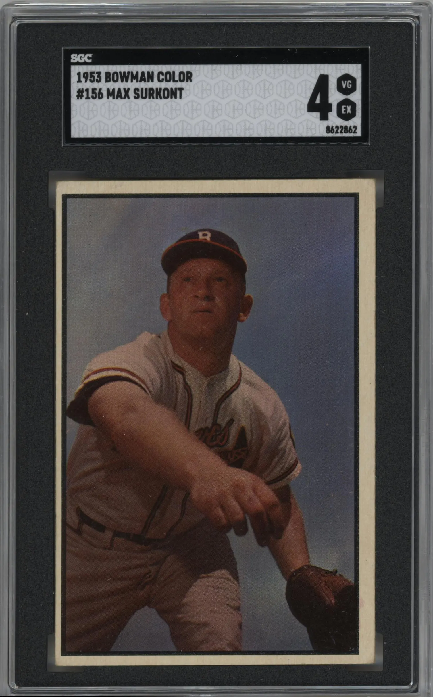 1953 Bowman Color Max Surkont SGC 4