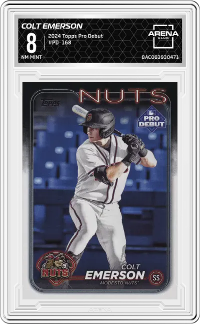 2024 Topps Pro Debut Colt Emerson #PD-168 ARENA CLUB 8