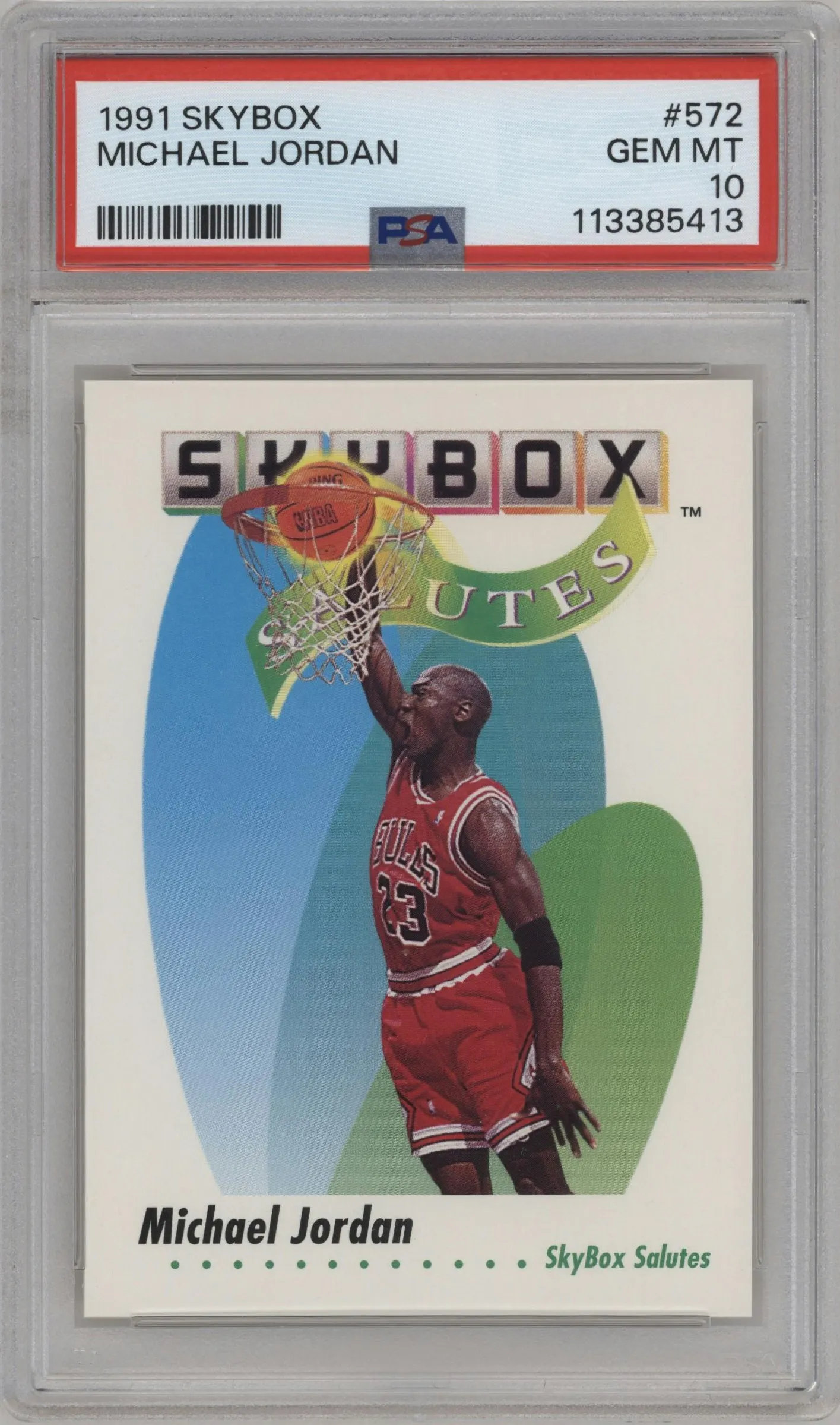 1991 Skybox Michael Jordan PSA 10