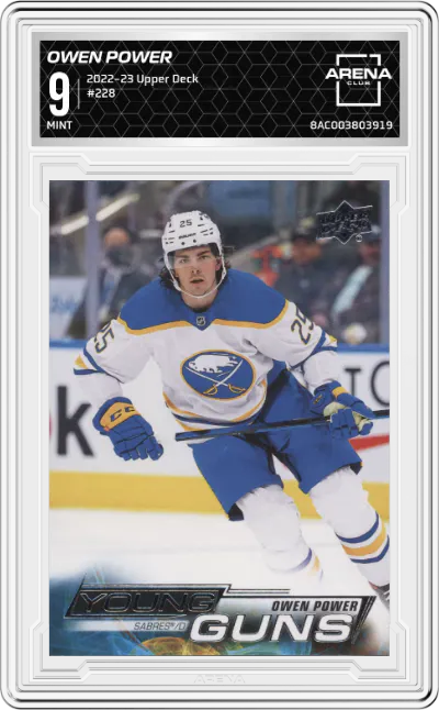 2022 Upper Deck Owen Power #228 ARENA CLUB 9