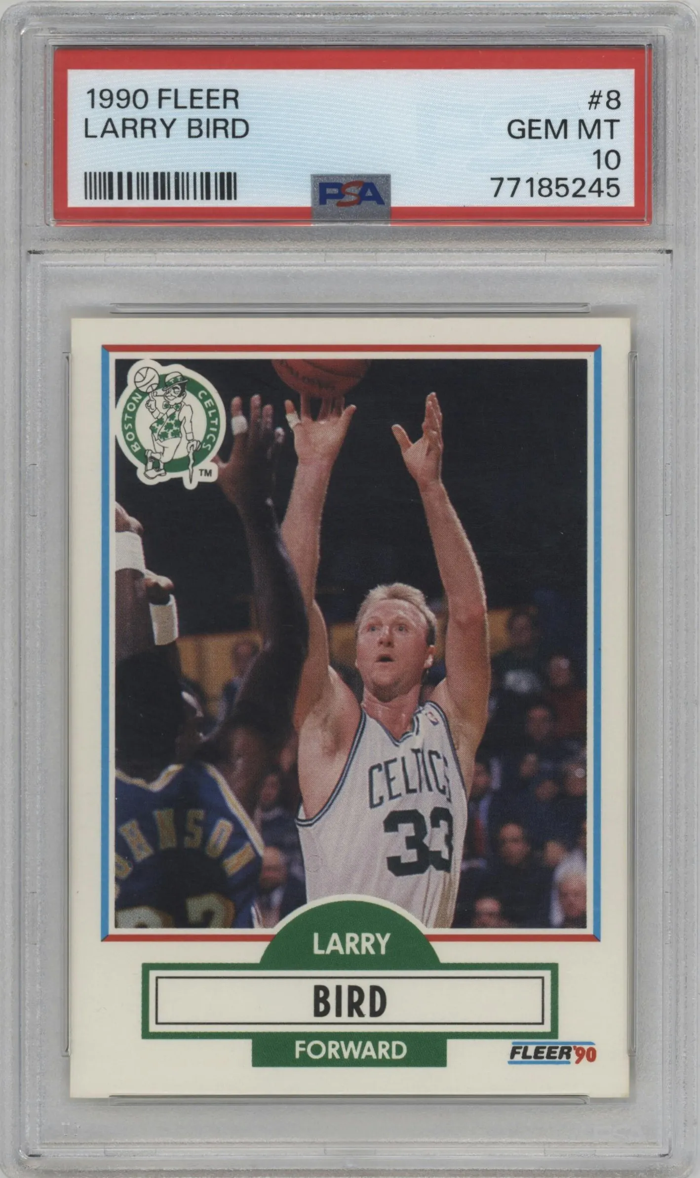 1990 Fleer Larry Bird PSA 10