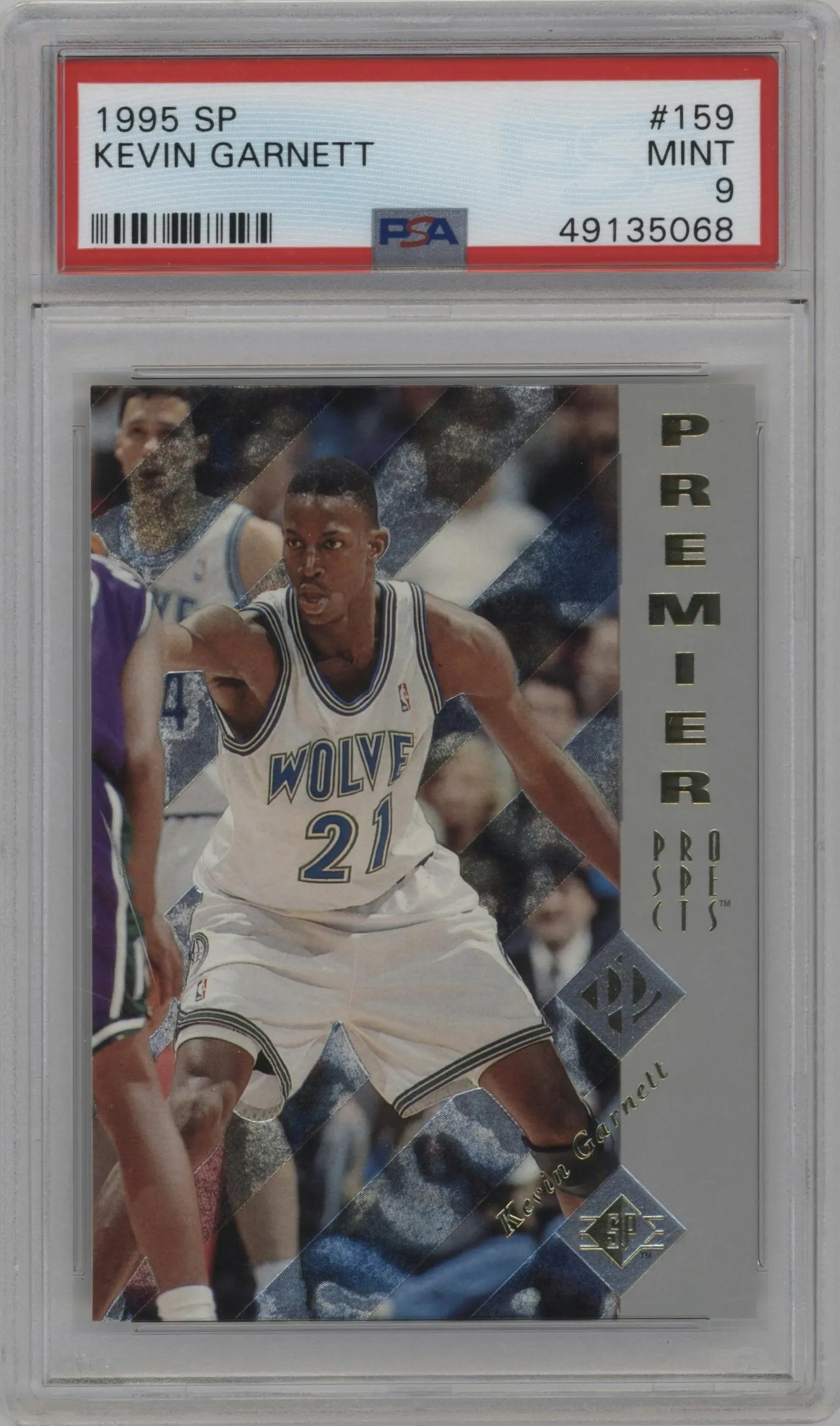 1995 SP Kevin Garnett PSA 9