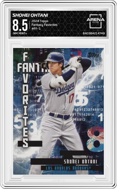 2024 Topps Fantasy Favorites Shohei Ohtani #FF-1 ARENA CLUB 8.5