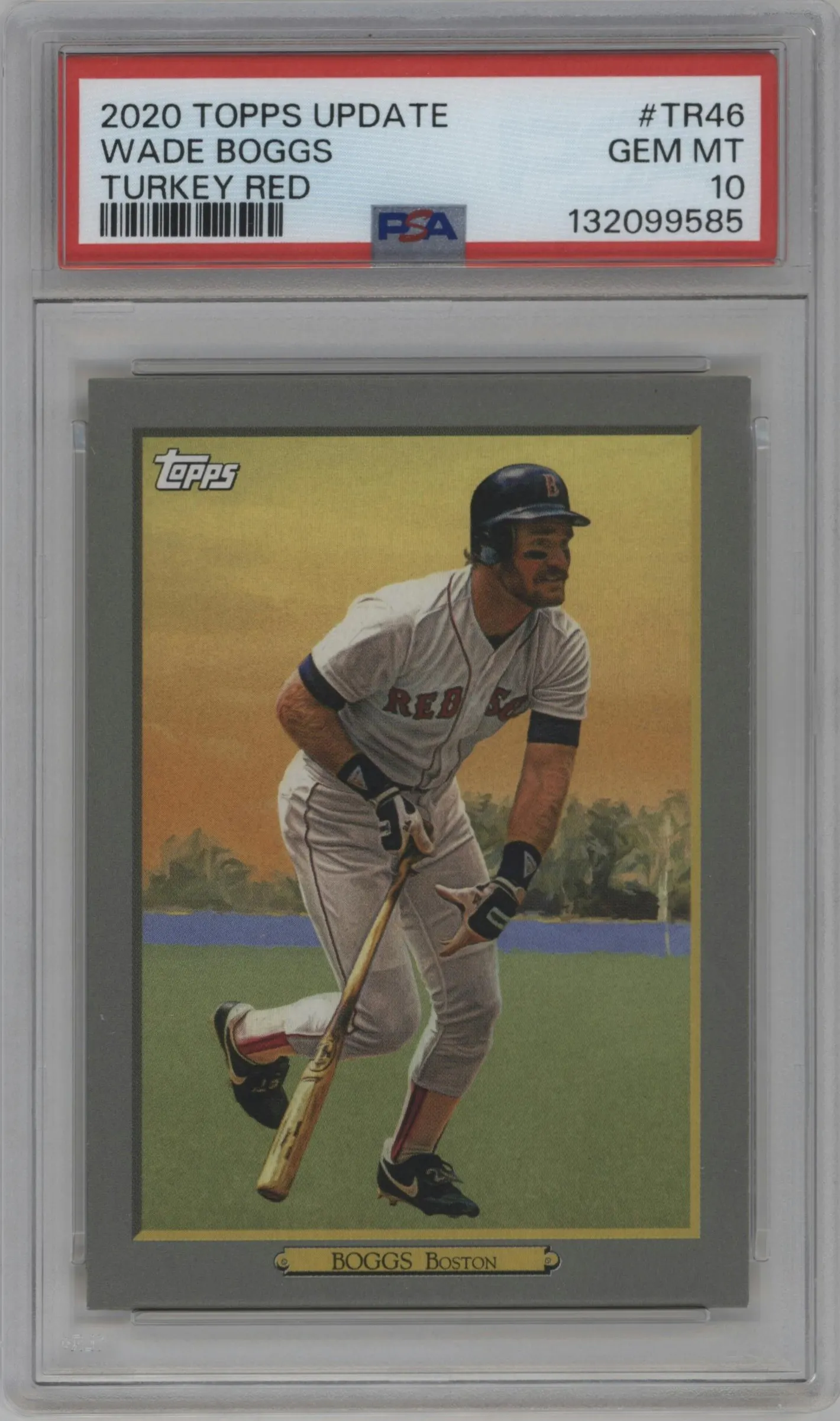 2020 Topps Update Turkey Red Wade Boggs #TR-46 PSA 10