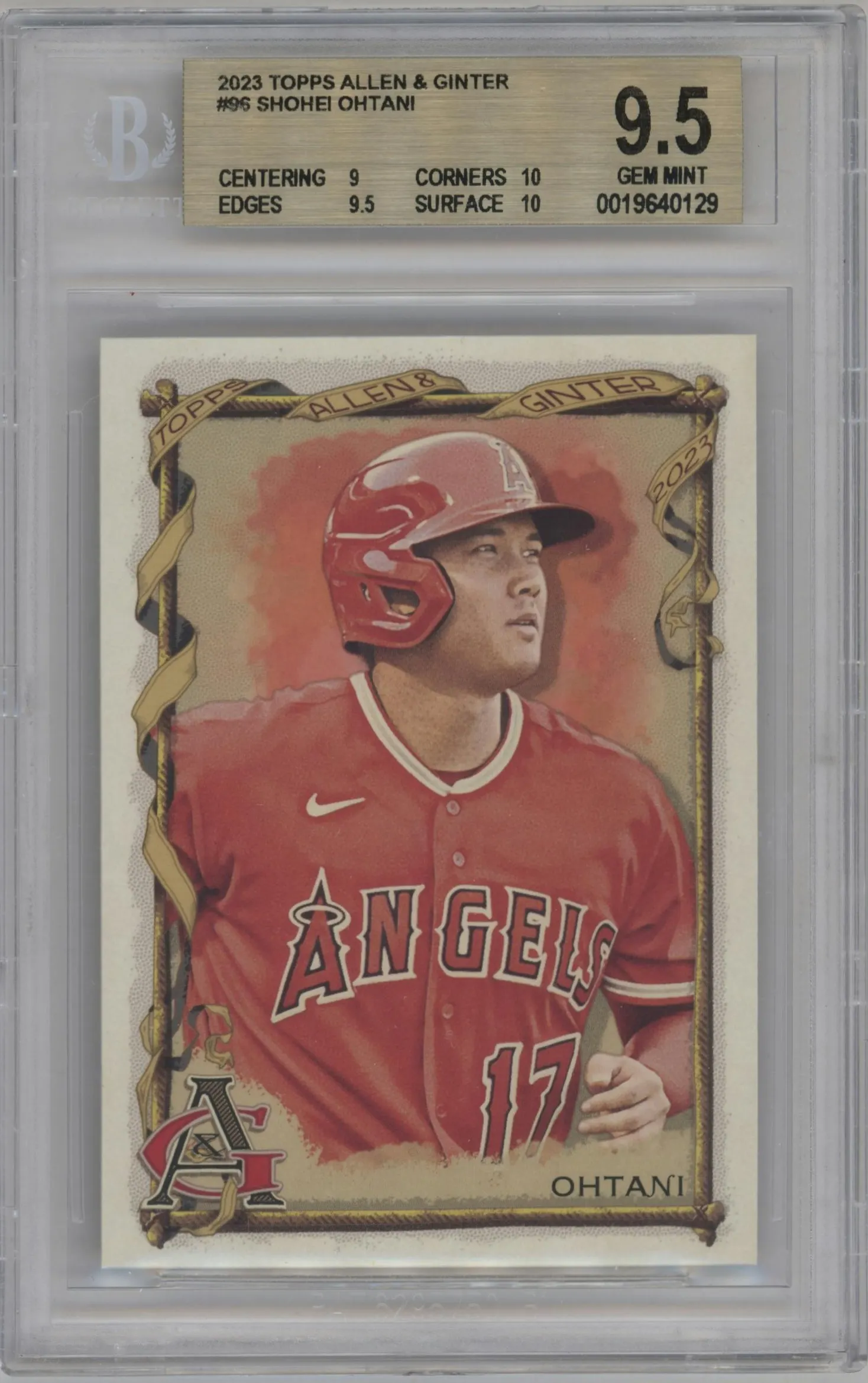 2023 Topps Allen & Ginter Shohei Ohtani #96 BGS 9.5
