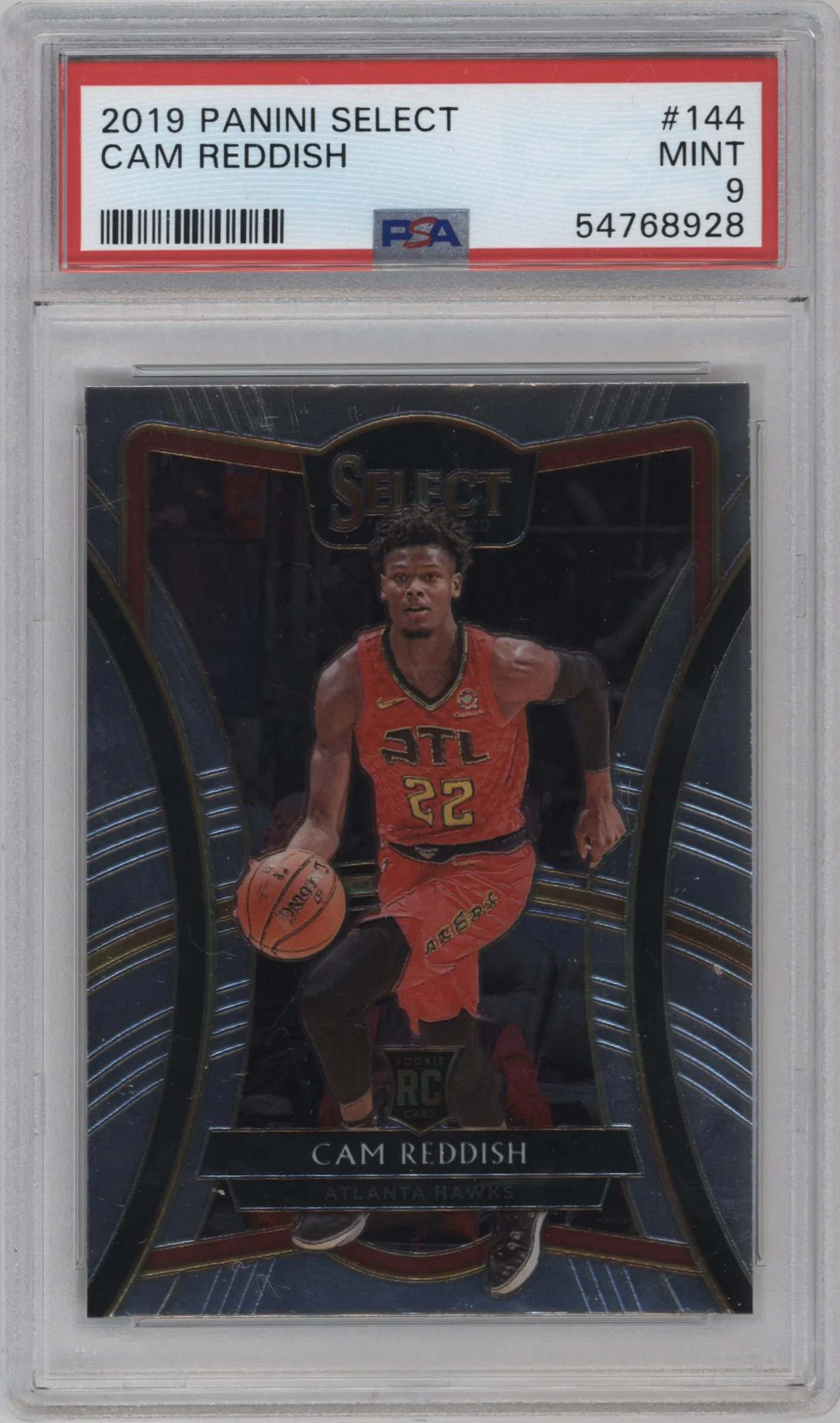 2019 Panini Select Pre.Lvl. Cam Reddish #144 PSA 9