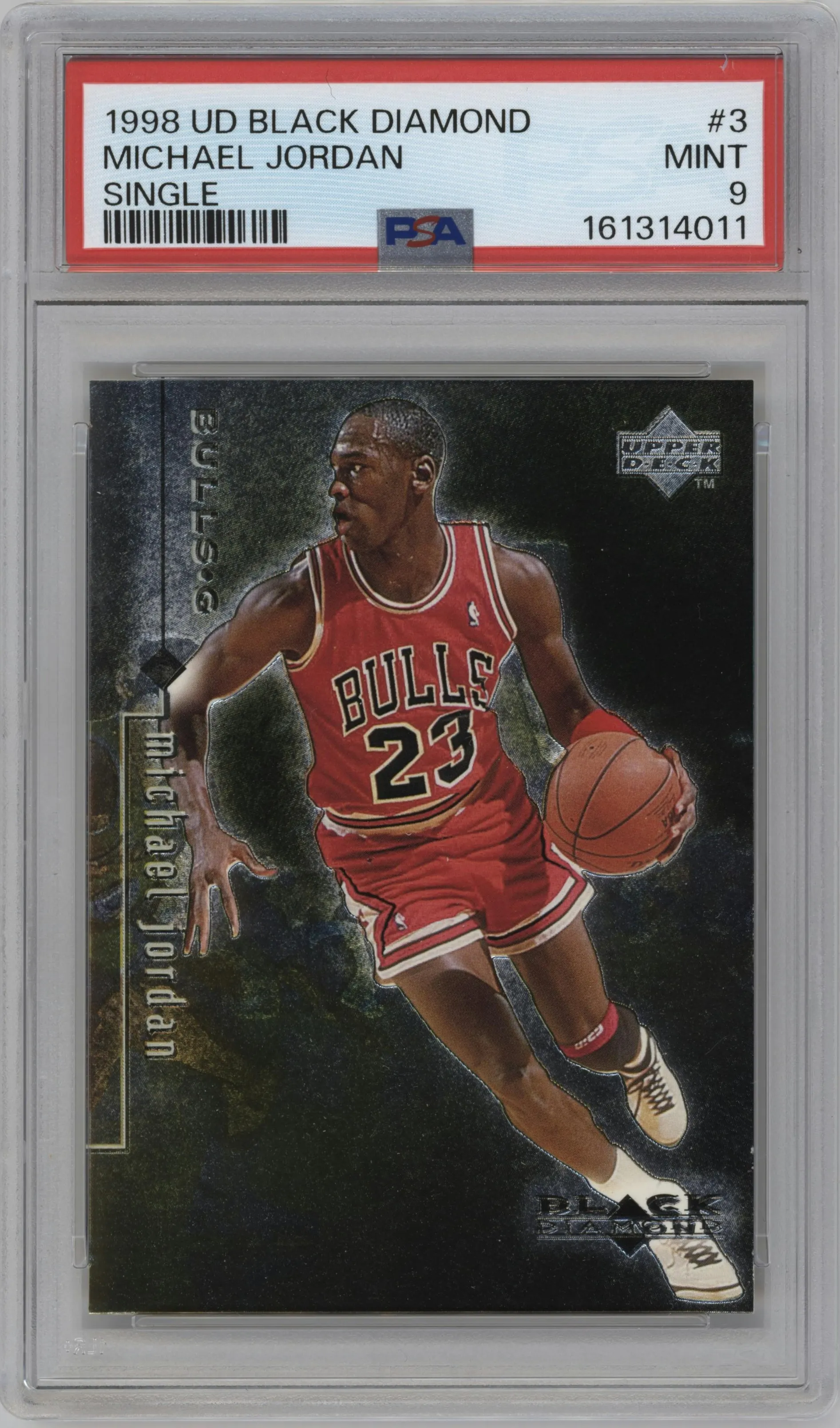 1998 Upper Deck Black Diamond Michael Jordan #3 PSA 9