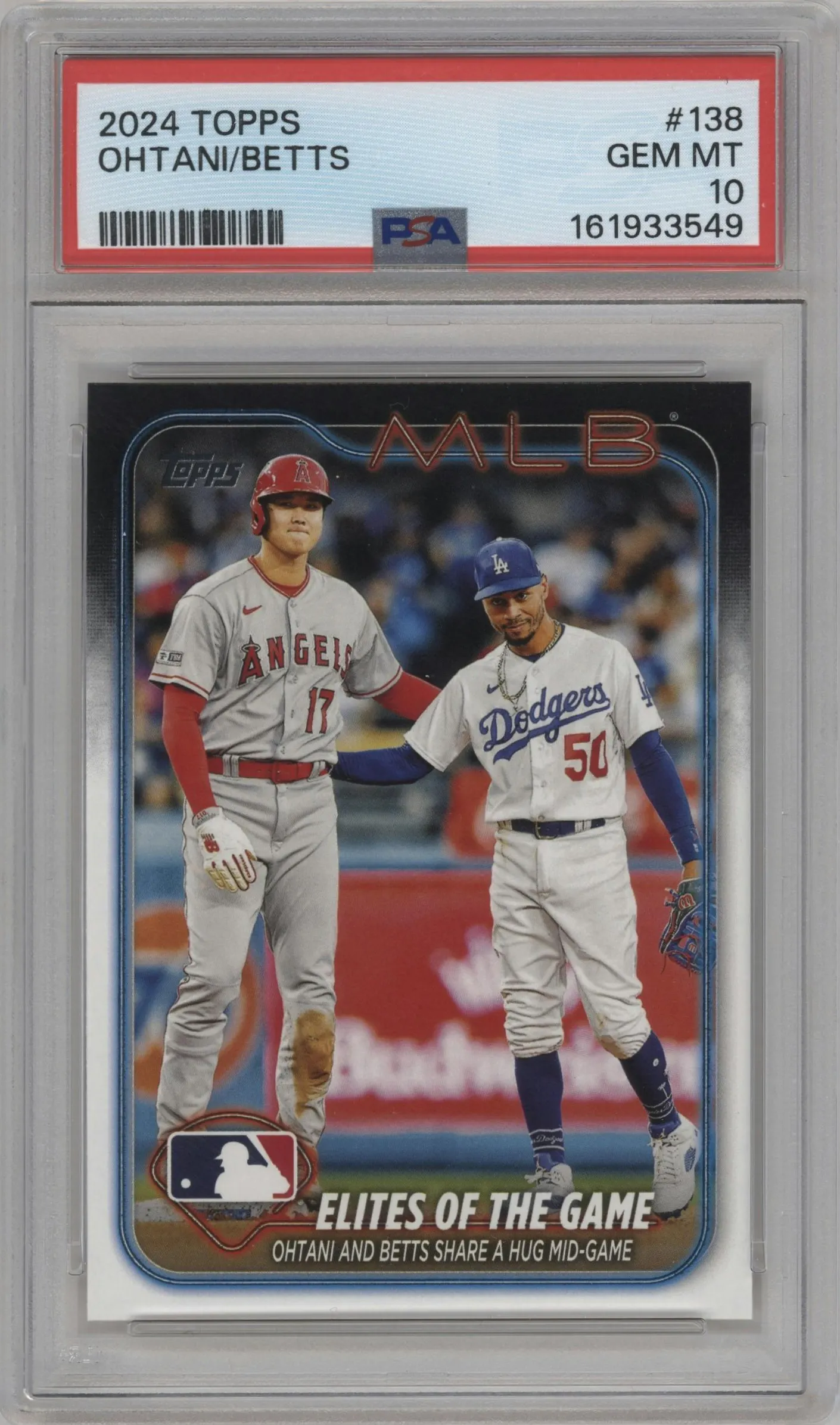 2024 Topps Shohei Ohtani/Mookie Betts #138 PSA 10