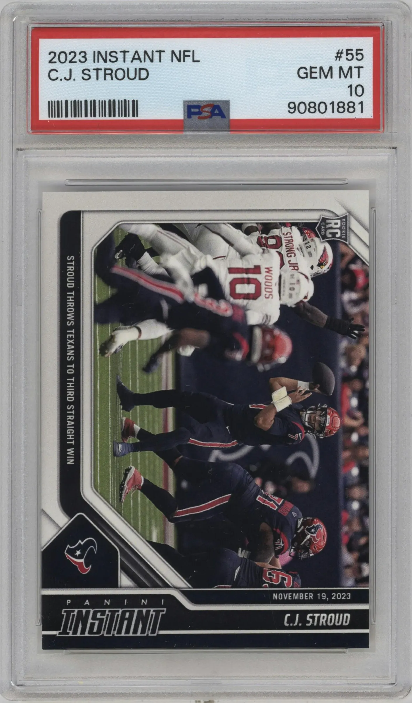 2023 Panini Instant NFL C.J. Stroud #55 PSA 10