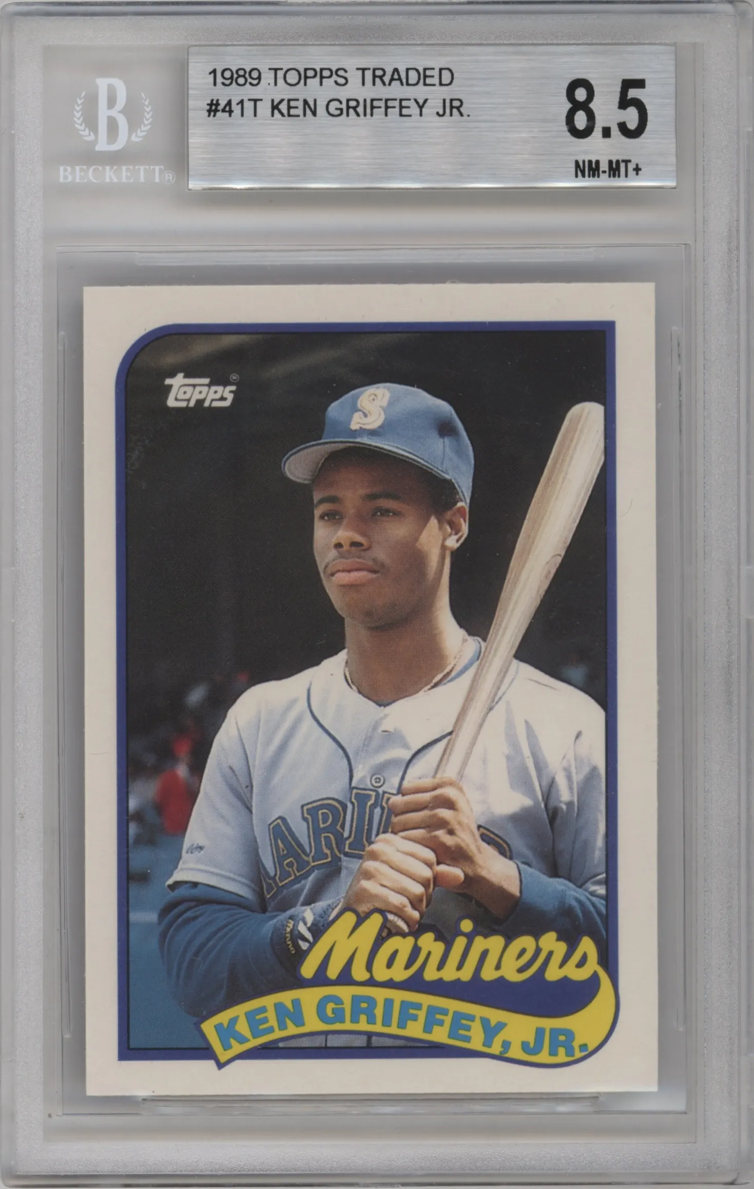 1989 Topps Traded Ken Griffey, Jr. #41T BGS 8.5