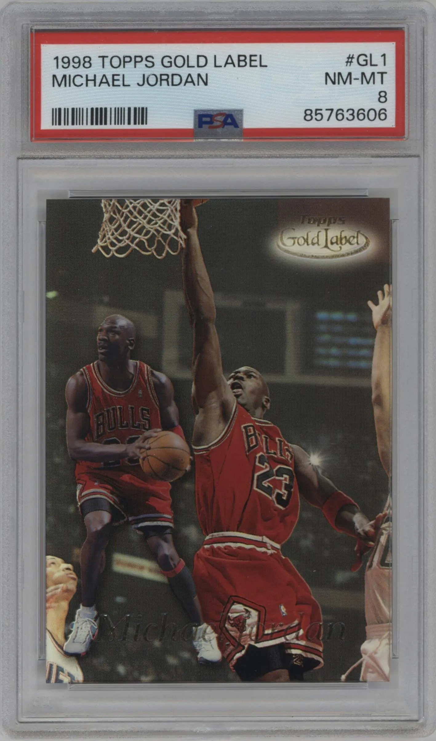1998 Topps Gold Label Michael Jordan #GL1 PSA 8