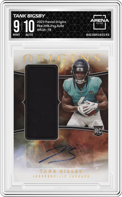 2023 Panini Origins Rke.Jmb.Jrsy.Auto Tank Bigsby #RJJA-TB ARENA CLUB 9