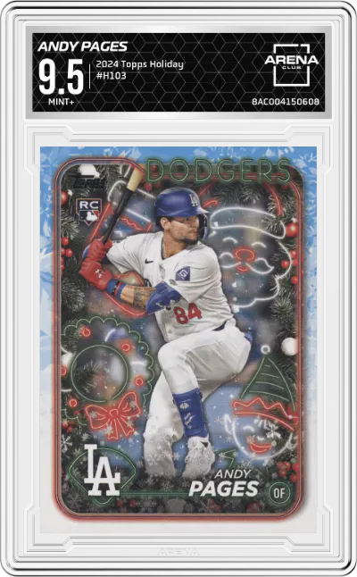 2024 Topps Holiday Andy Pages #H103 ARENA CLUB 9.5