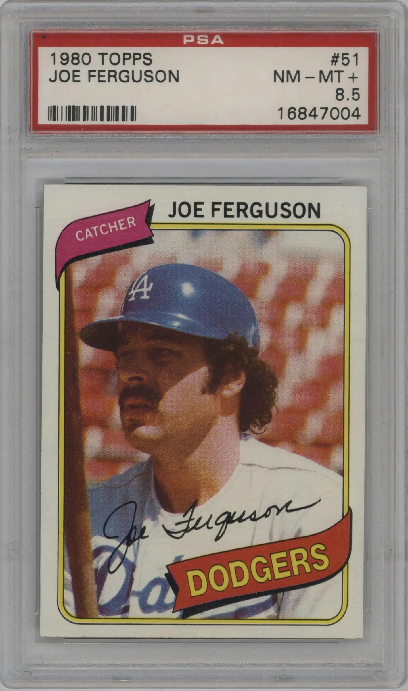 1980 Topps Joe Ferguson #51 PSA 8.5