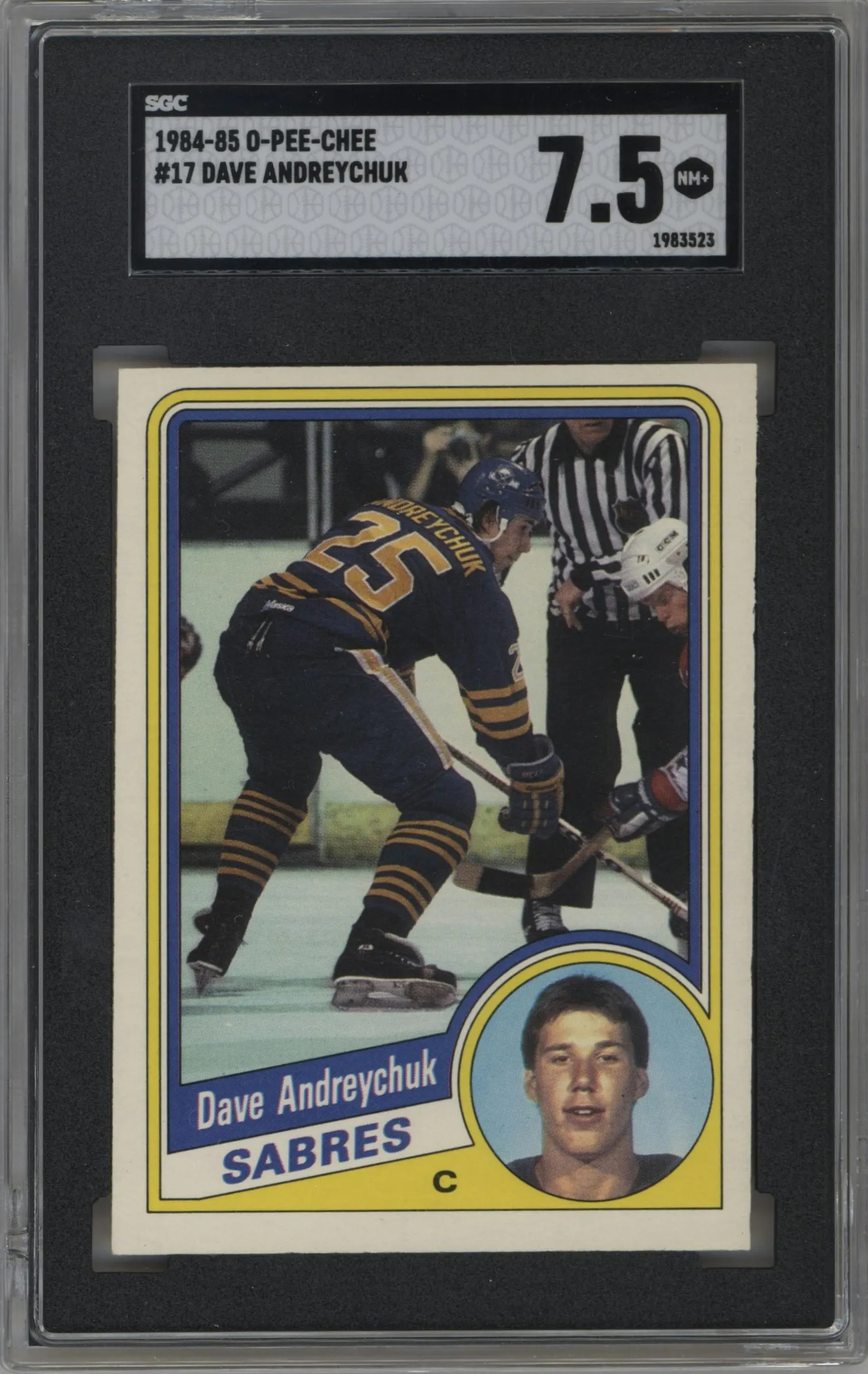 1984 O-Pee-Chee Dave Andreychuk #17 SGC 7.5