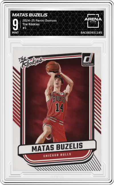 2024 Panini Donruss The Rookies Matas Buzelis ARENA CLUB 9