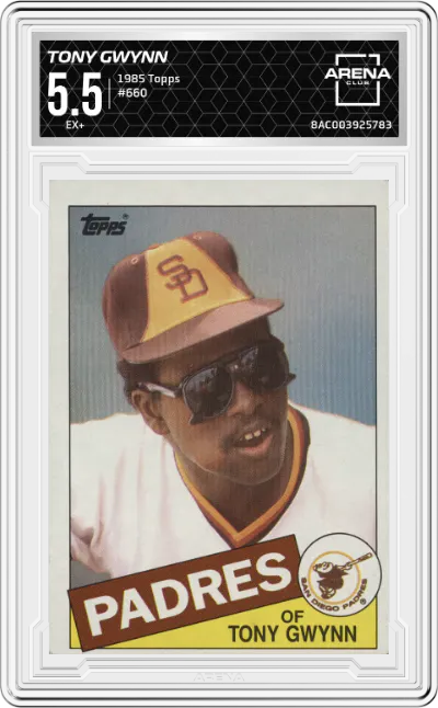 1985 Topps Tony Gwynn #660 ARENA CLUB 5.5