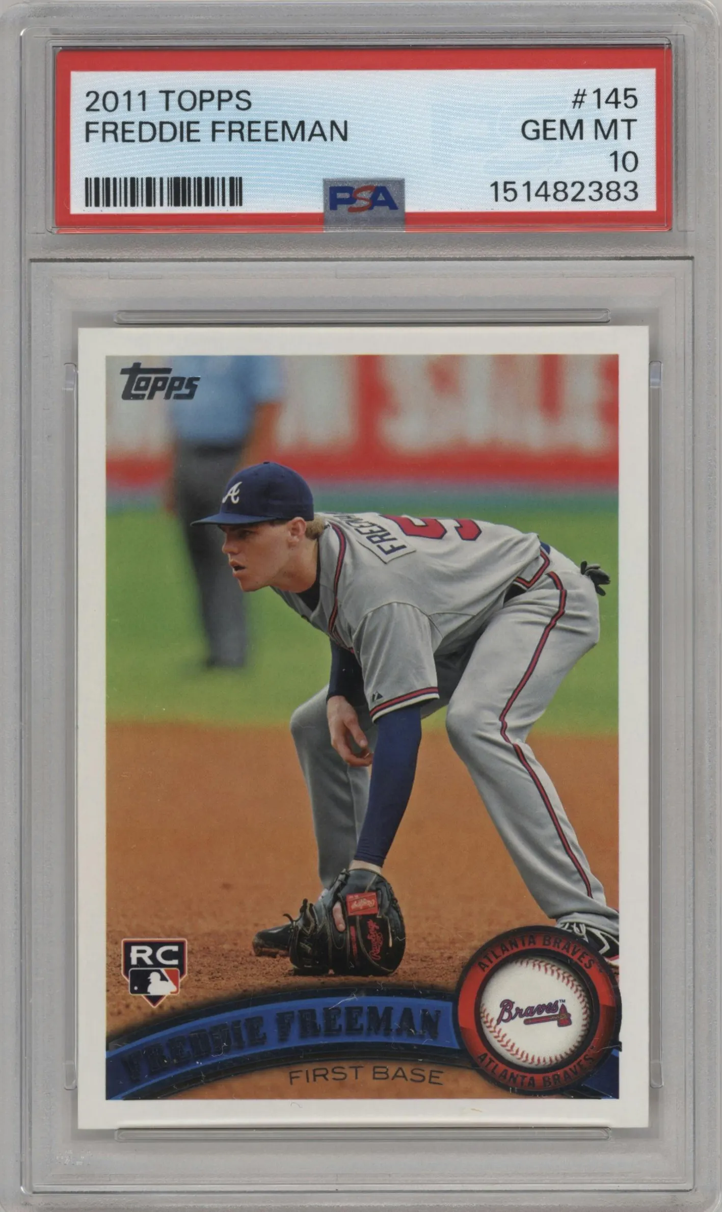 2011 Topps Freddie Freeman #145 PSA 10