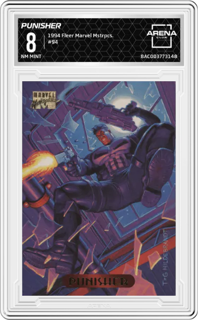 1994 Fleer Marvel Masterpieces Punisher ARENA CLUB 8