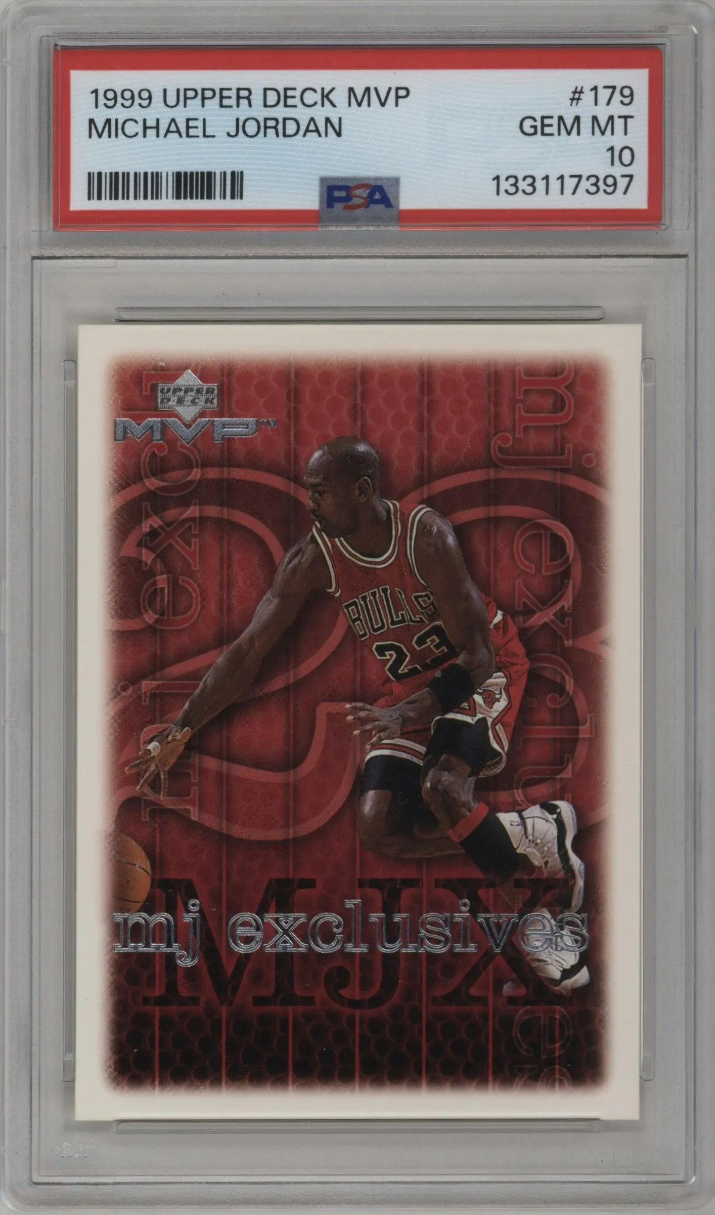 1999 Upper Deck MVP Michael Jordan #179 PSA 10