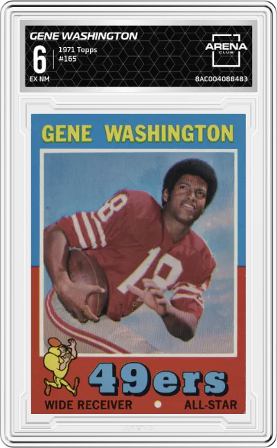 1971 Topps Gene Washington #165 ARENA CLUB 6