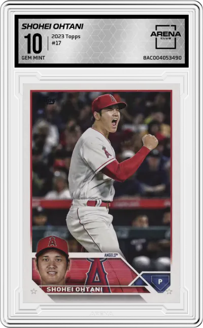 2023 Topps Series 1 Shohei Ohtani #17 ARENA CLUB 10