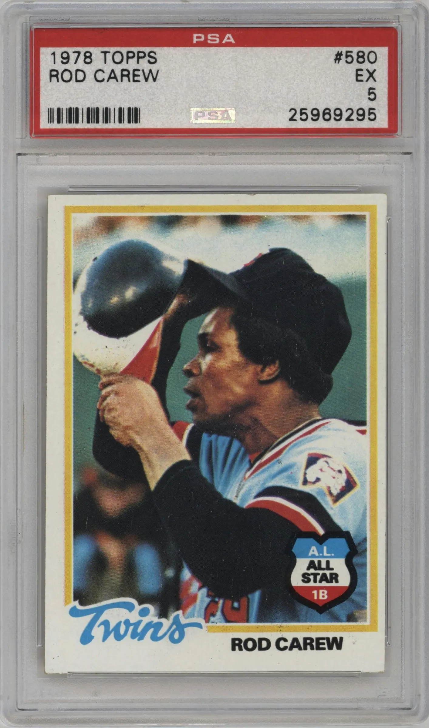 1978 Topps Rod Carew #580 PSA 5