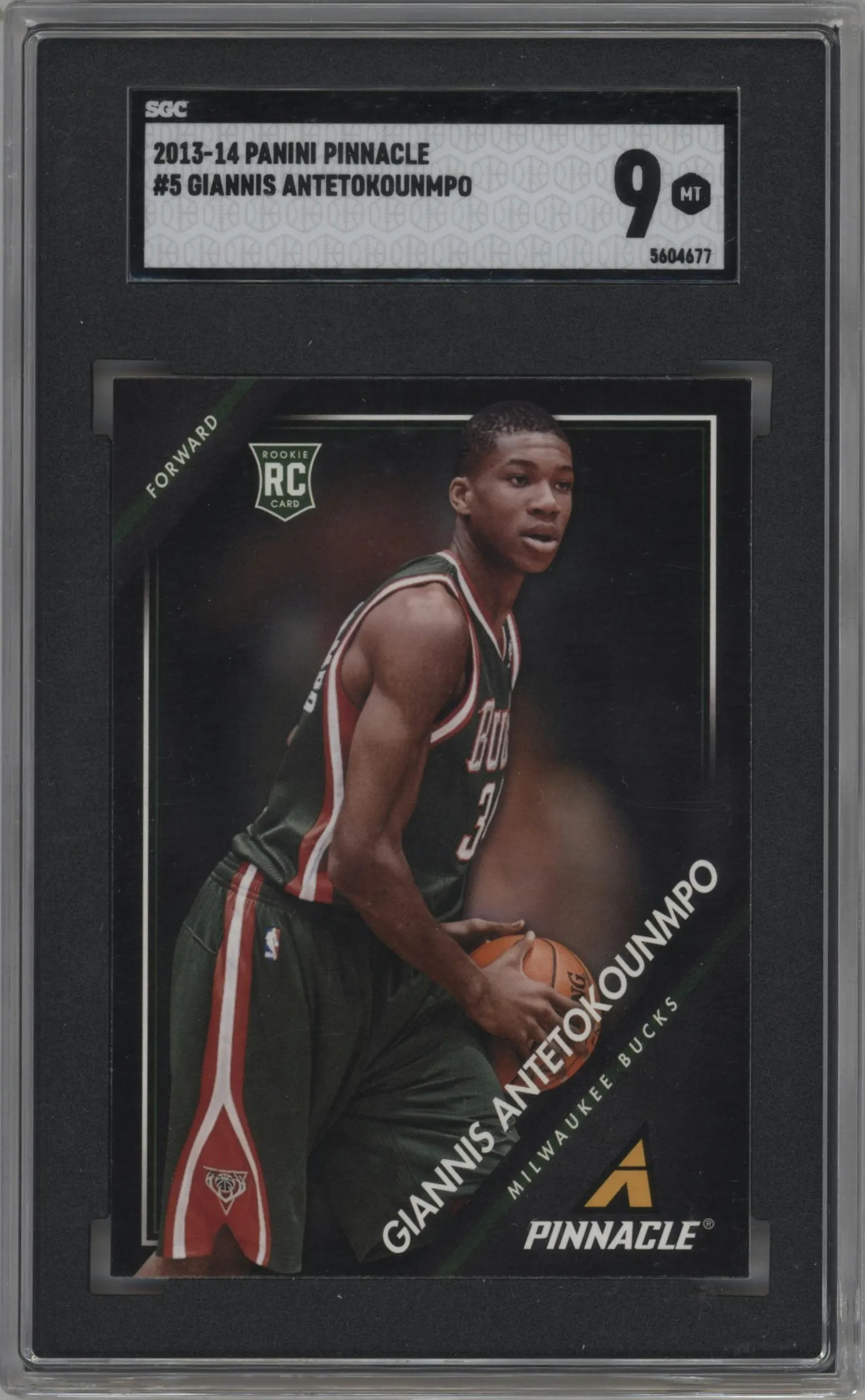 2013 Panini Pinnacle Giannis Antetokounmpo SGC 9