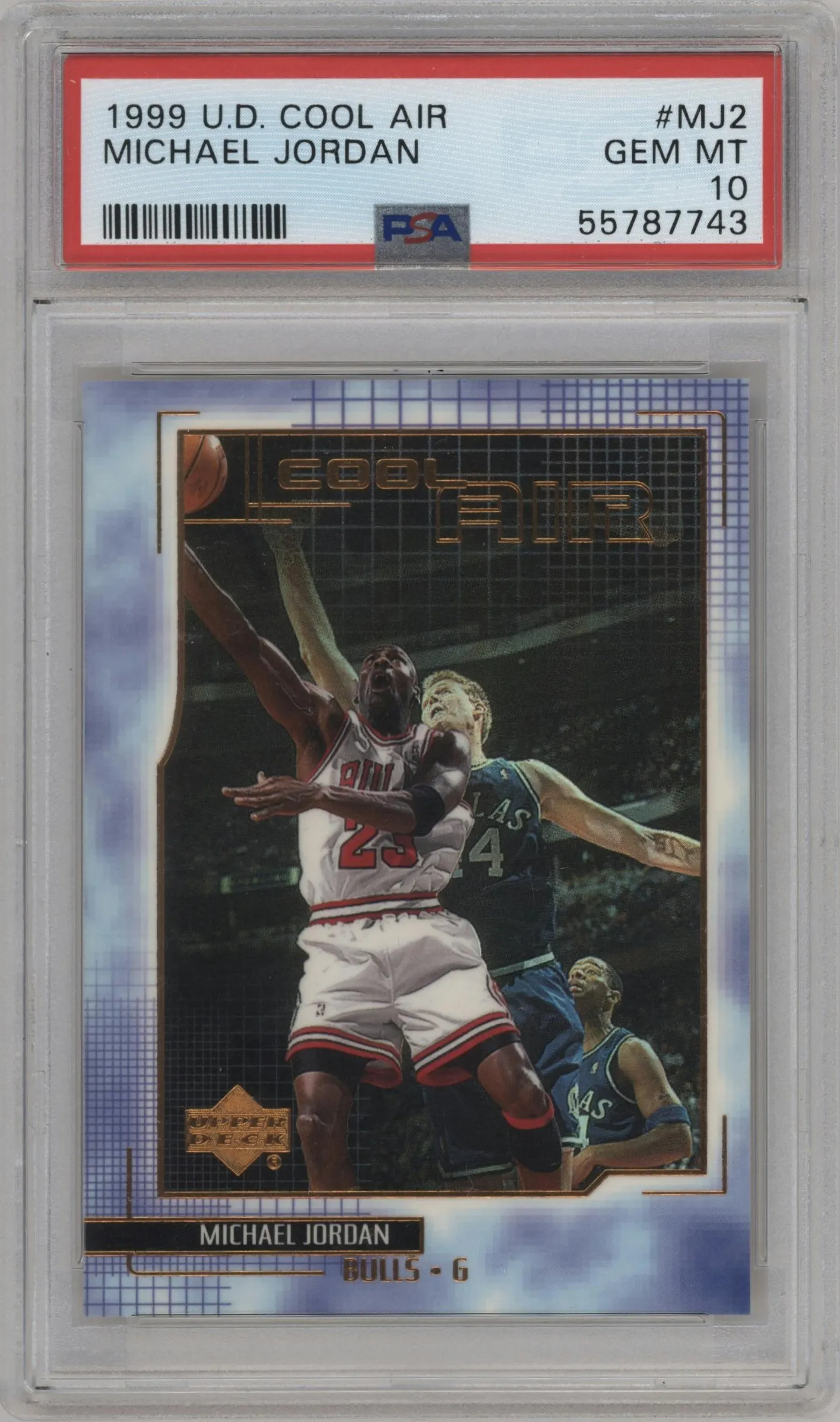 1999 Upper Deck Cool Air Michael Jordan #MJ2 PSA 10