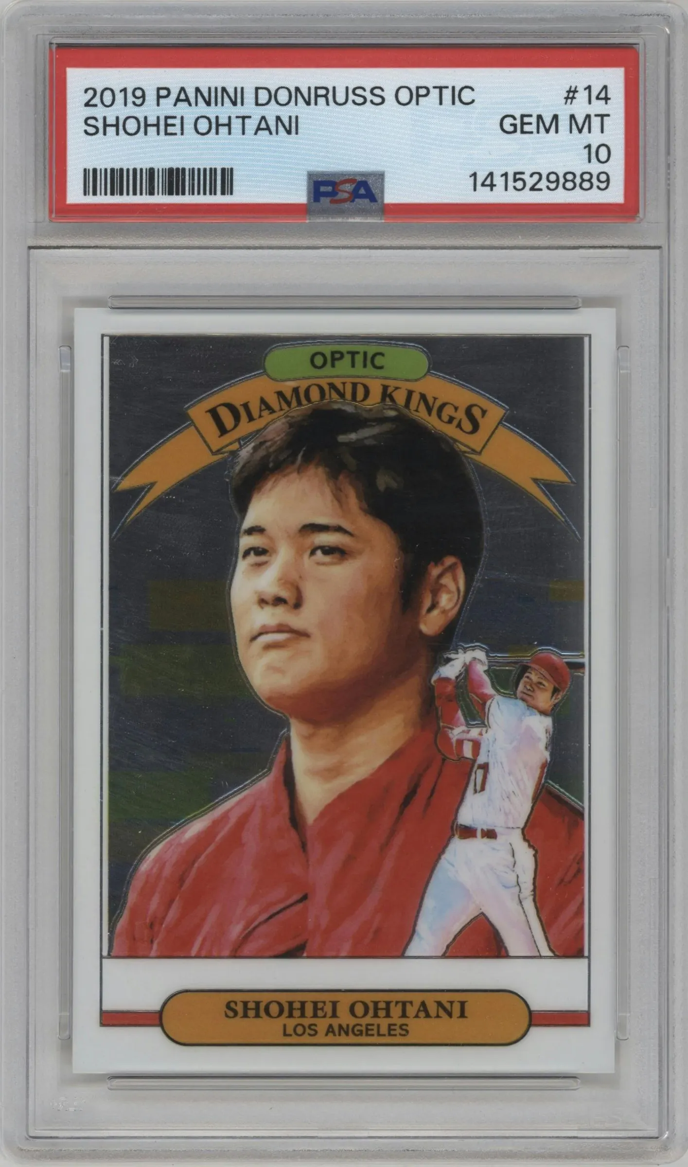 2019 Panini Donruss Optic Diamond Kings Shohei Ohtani #14 PSA 10