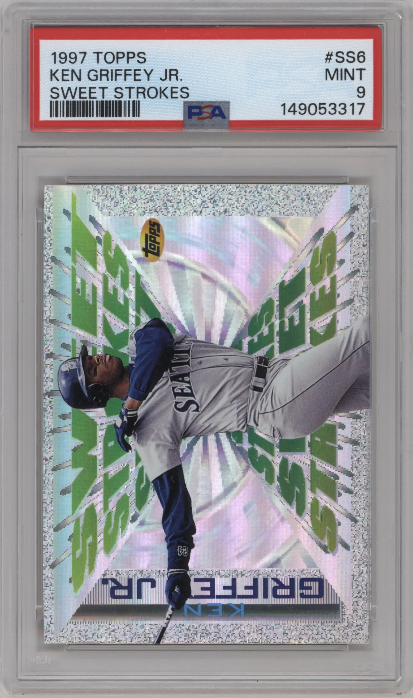 1997 Topps Sweet Strokes Ken Griffey Jr. #SS6 PSA 9