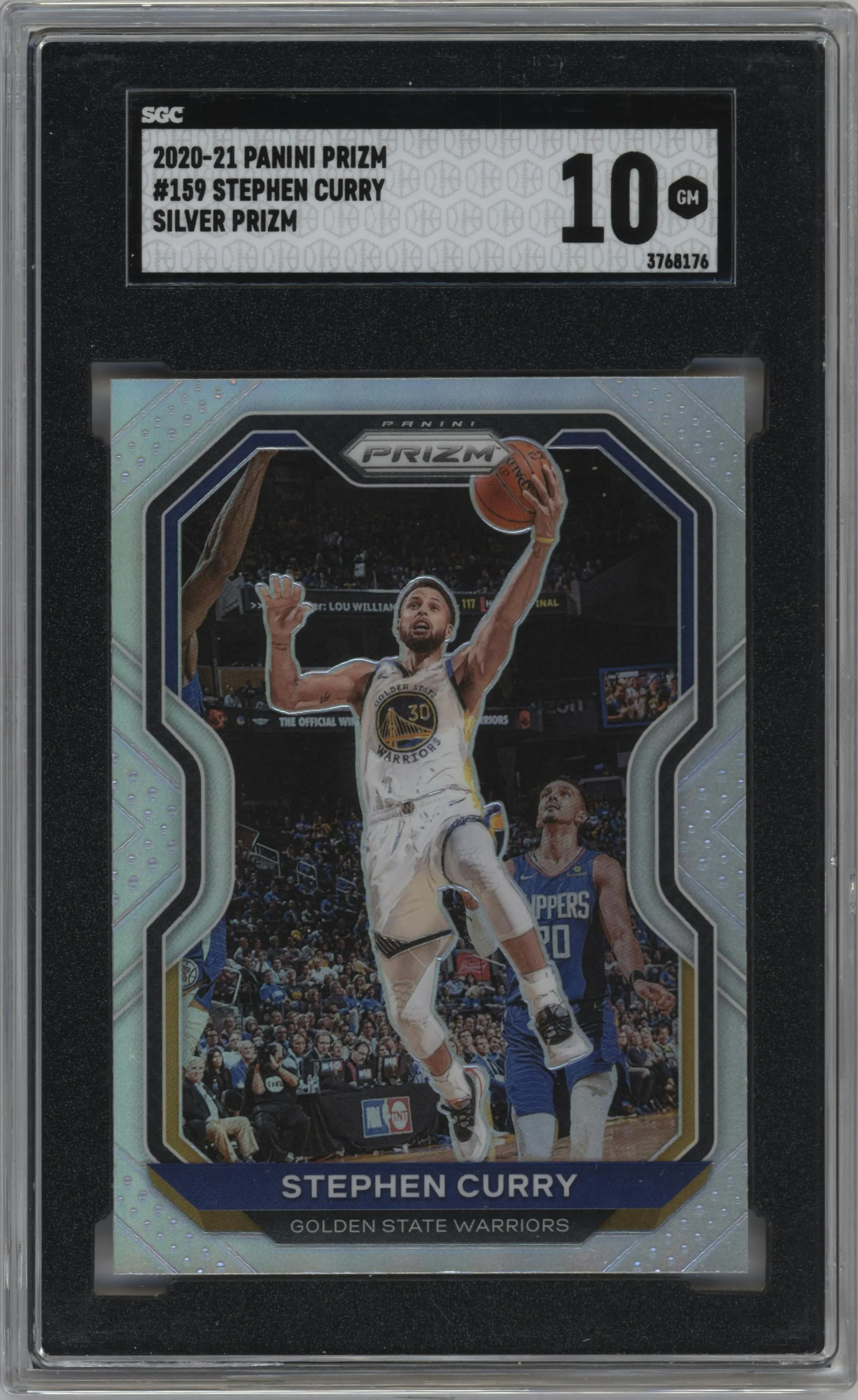 2020 Panini Prizm Stephen Curry Silver Prizm #159 SGC 10