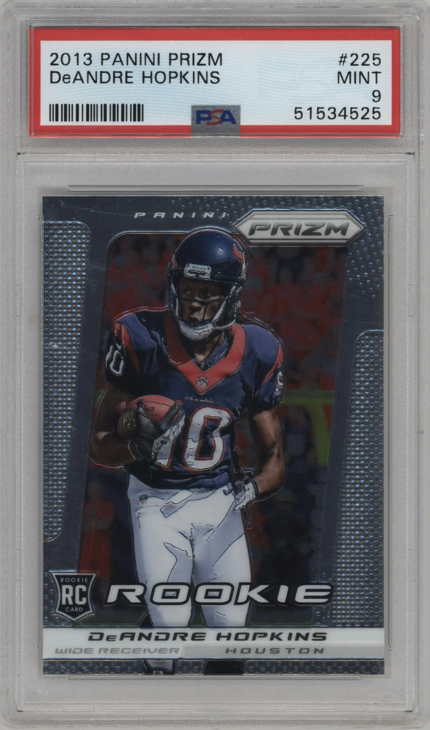 2013 Panini Prizm DeAndre Hopkins #225 PSA 9