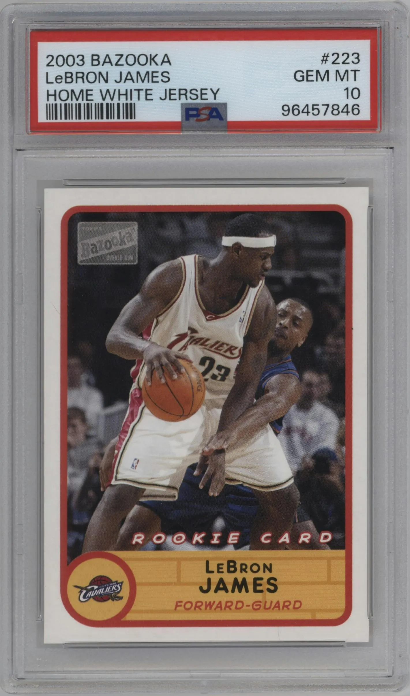 2003 Topps Bazooka LeBron James #223 PSA 10