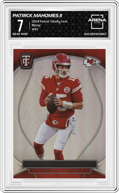 2024 Panini Totally Certified Patrick Mahomes II Mirror ARENA CLUB 7