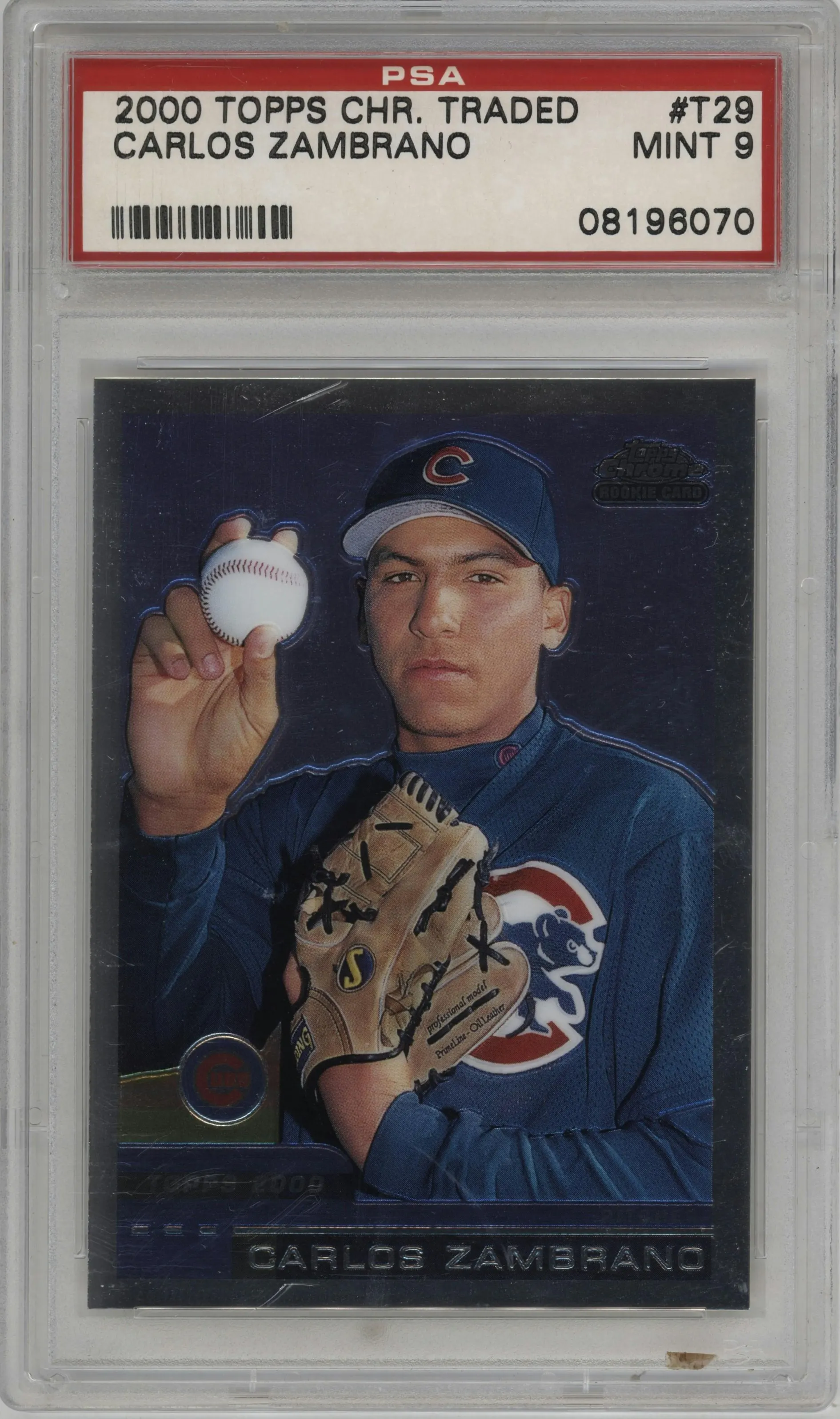 2000 Topps Chrome Traded Carlos Zambrano #T29 PSA 9