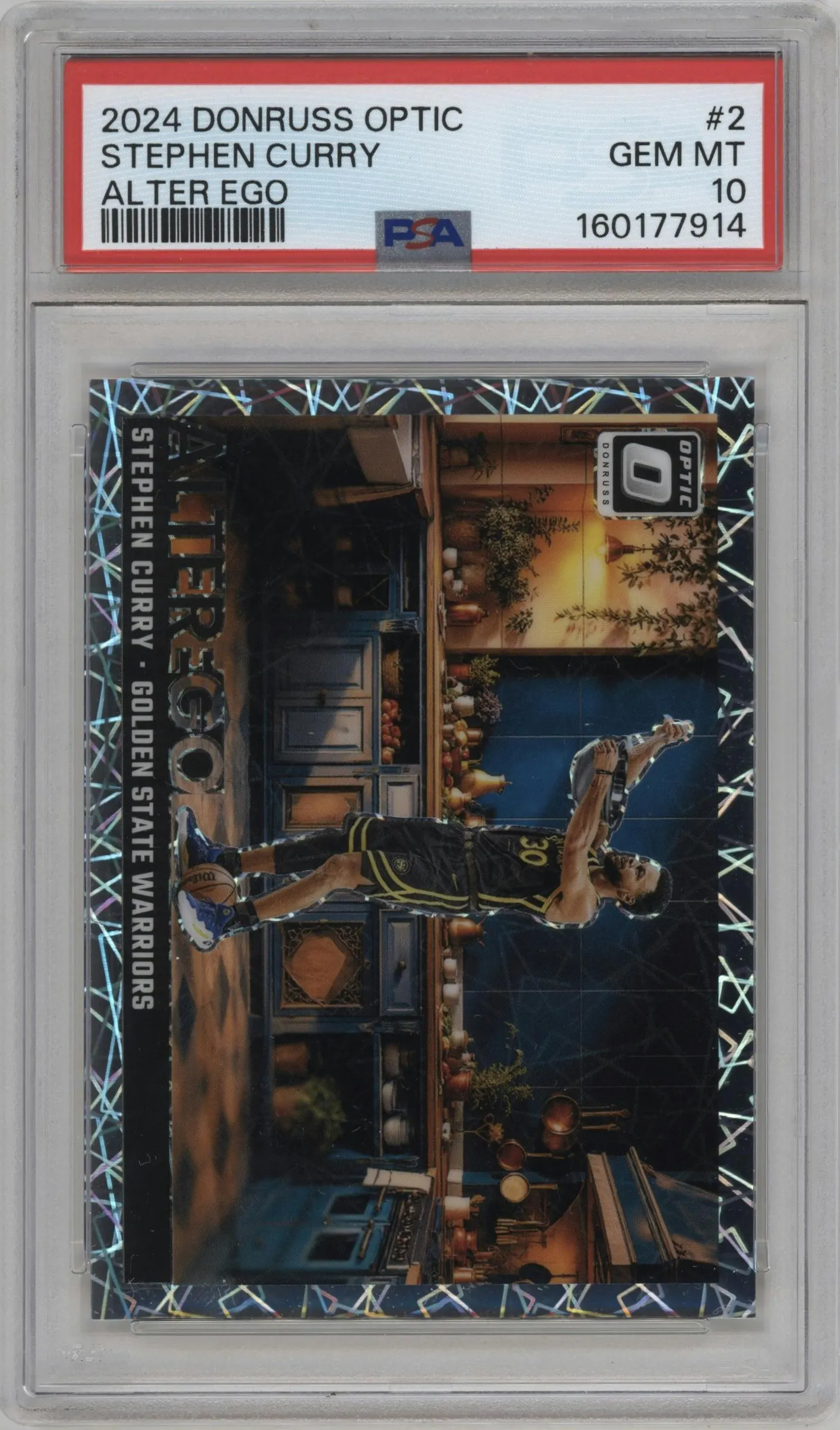 2024 Donruss Optic Alter Ego Stephen Curry #2 PSA 10