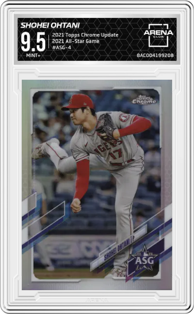 2021 Topps Chrome Update 2021 All-Star Game Shohei Ohtani #ASG-4 ARENA CLUB 9.5