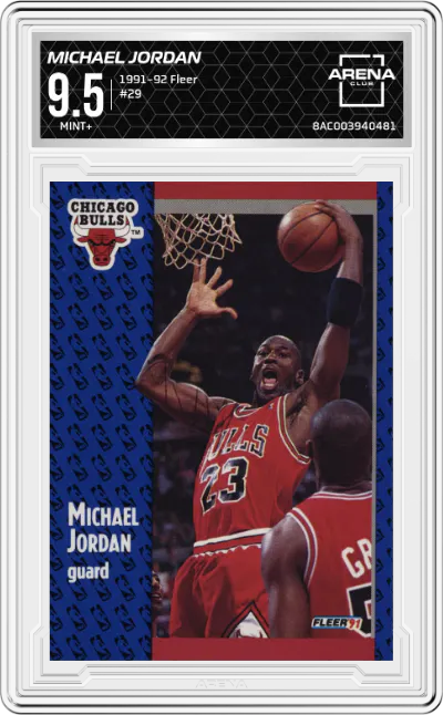 1991 Fleer Michael Jordan ARENA CLUB 9.5