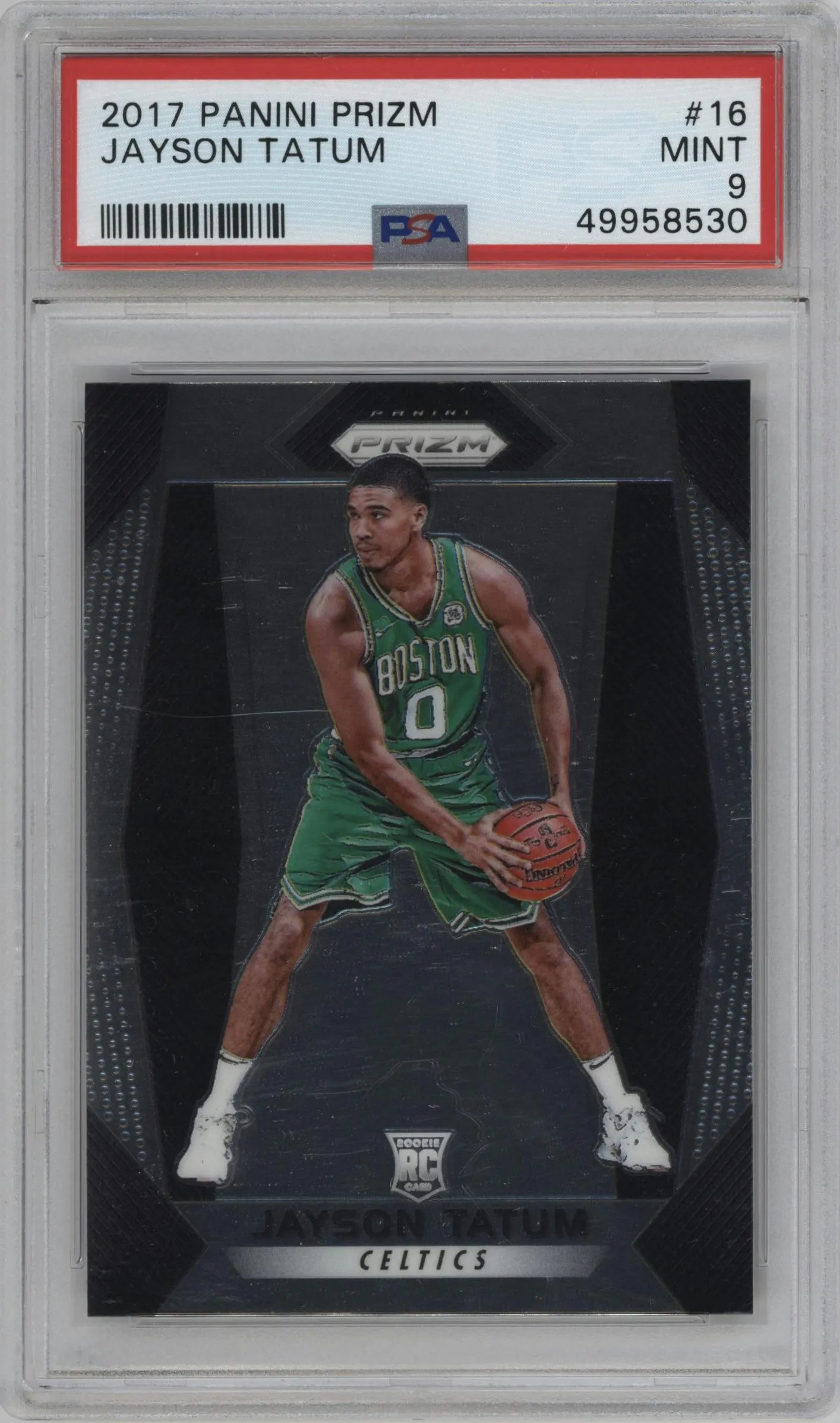 2017 Panini Prizm Jayson Tatum PSA 9