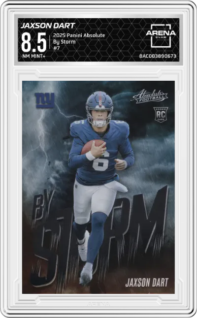 2025 Panini Absolute By Storm Jaxson Dart ARENA CLUB 8.5