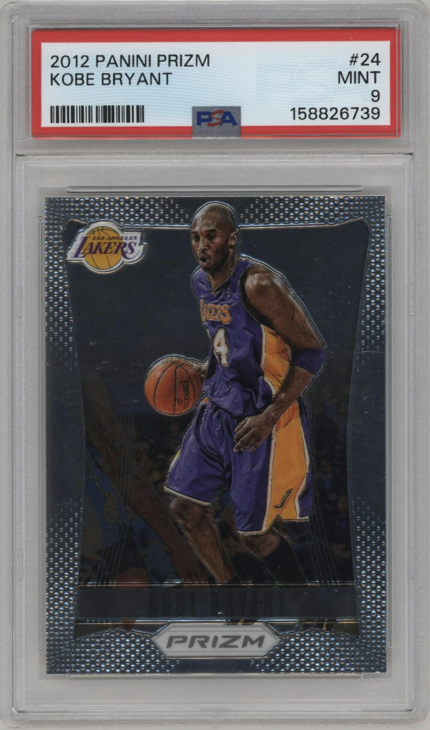 2012 Panini Prizm Kobe Bryant #24 PSA 9