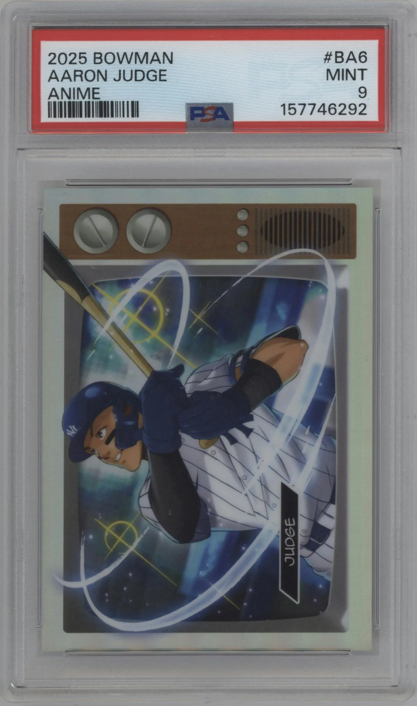 2025 Bowman Anime Aaron Judge #BA-6 PSA 9