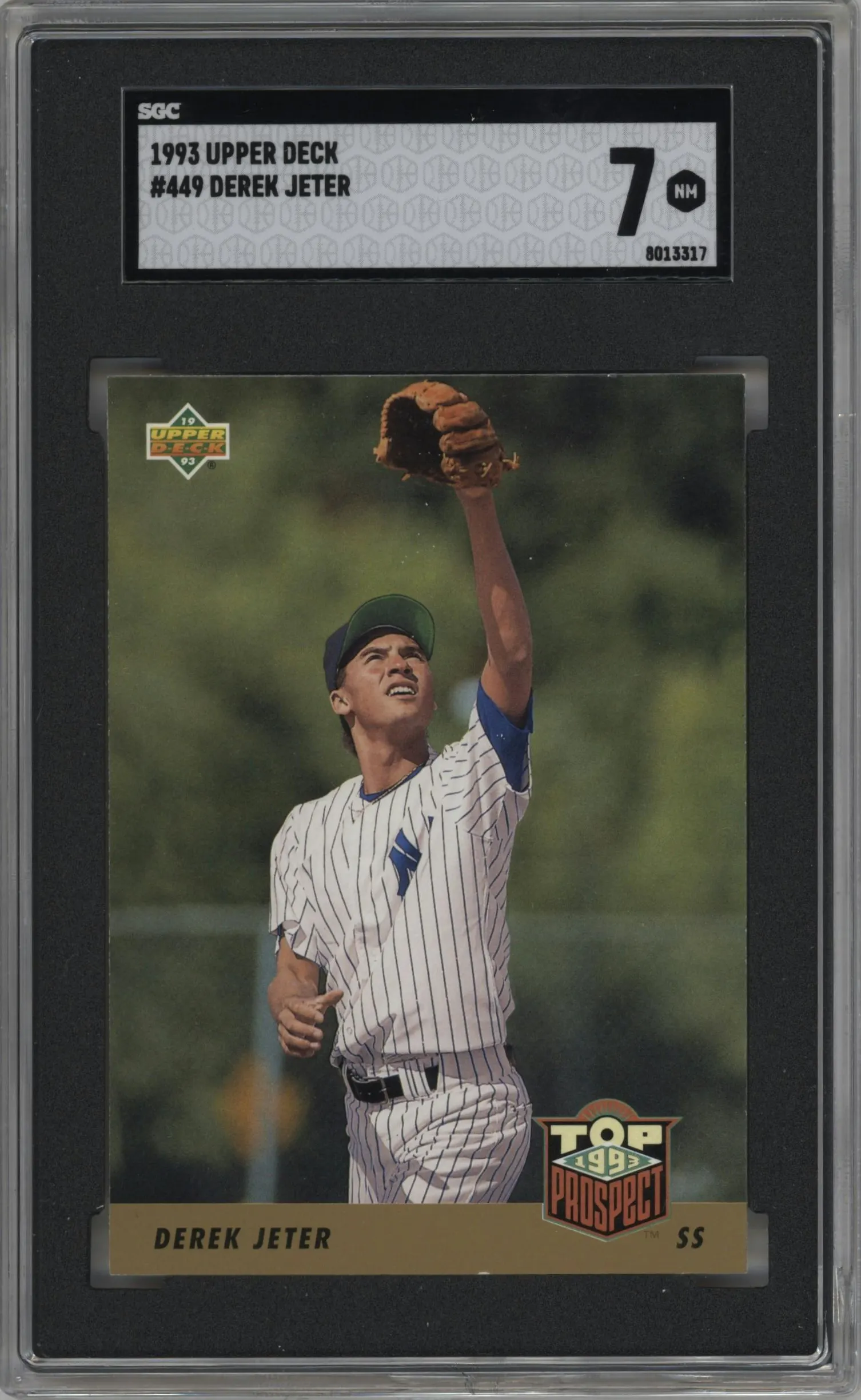 1993 Upper Deck Derek Jeter #449 SGC 7