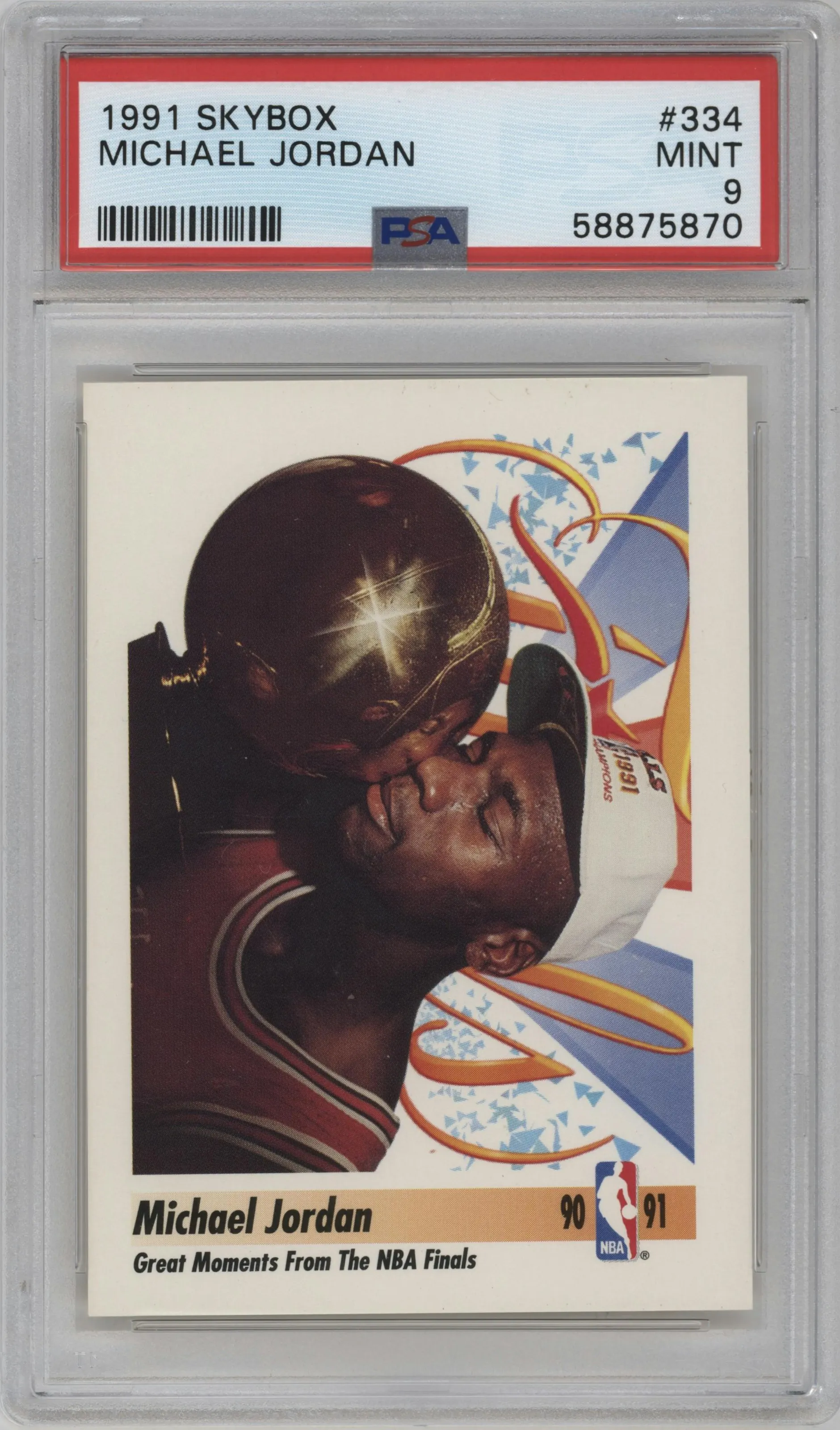 1991 Skybox Michael Jordan #334 PSA 9